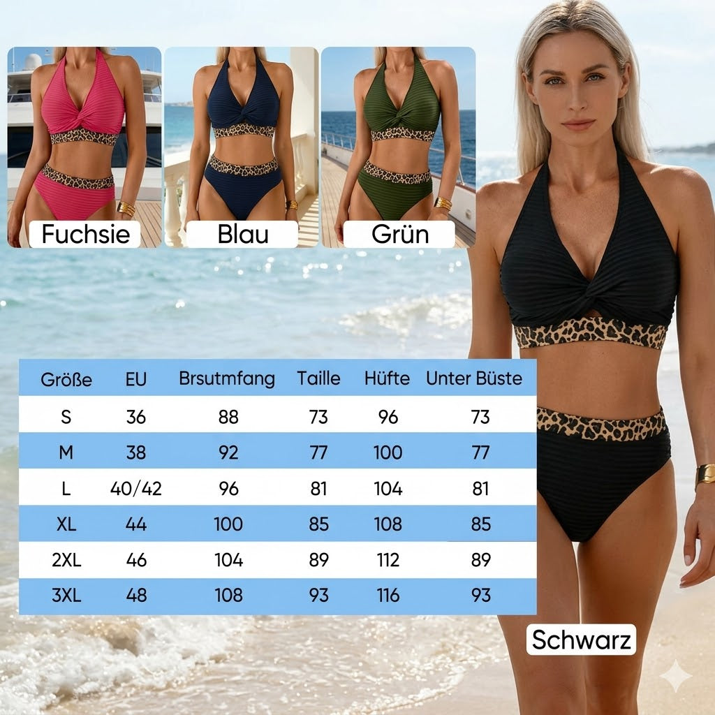 Helvano | Bikini mit Leoparden-Print für Damen