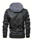 Helvano | Bikerjacke mit Kapuze für Herren