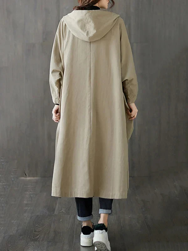 Helvano | Langer Trenchcoat für Damen