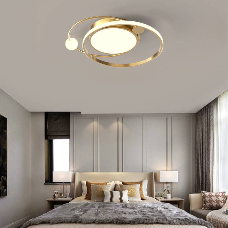 Helvano | Runde LED-Deckenleuchte flach aus Metall
