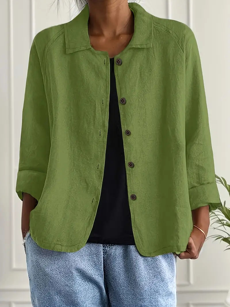 Helvano | Leichter Hemd-Cardigan für Damen