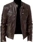 Helvano | Herren Bikerjacke mit Reissverschluss