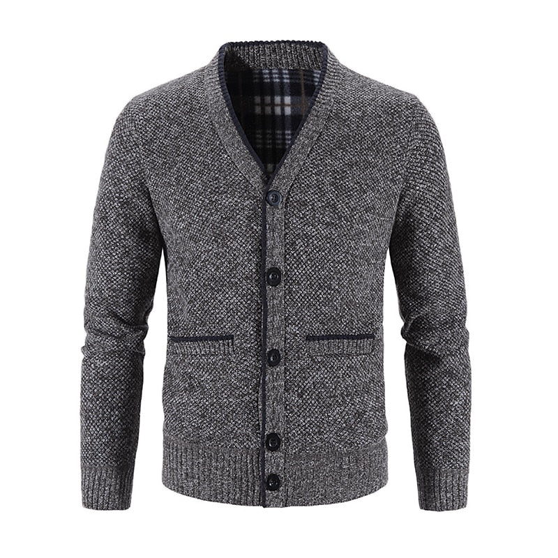 Helvano | Strickjacke mit V-Ausschnitt für Herren