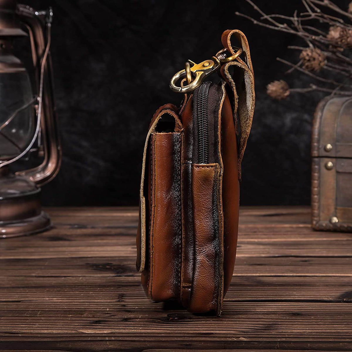 Helvano | Herren-Gürteltasche aus Echtleder