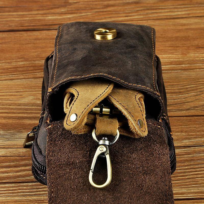Helvano | Herren-Gürteltasche aus Echtleder