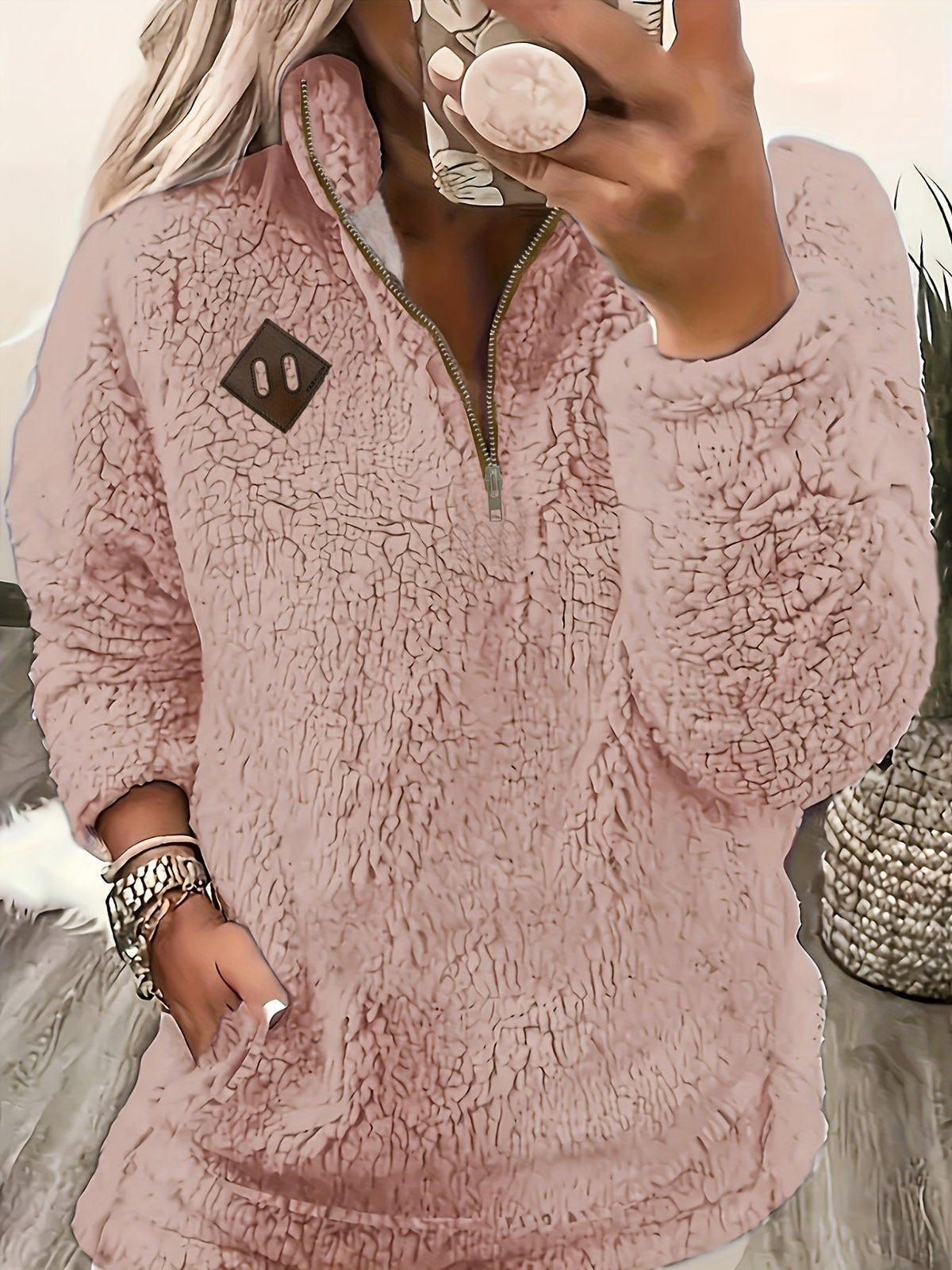 Helvano | Damen Half-Zip Strickpullover