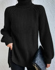 Helvano | Rollkragenpullover mit Raglanärmeln für Damen