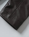Helvano | Bikerjacke mit Stehkragen für Herren
