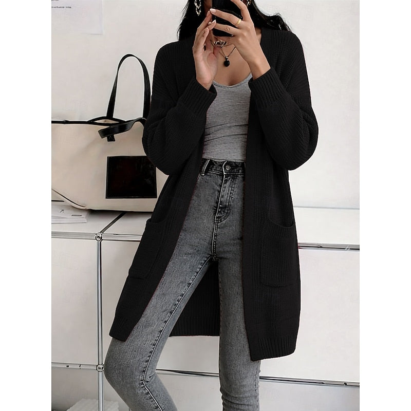 Helvano | Offener Long-Cardigan für Damen