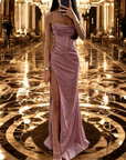 Helvano | Elegantes Satin-Abendkleid mit Herz-Ausschnitt