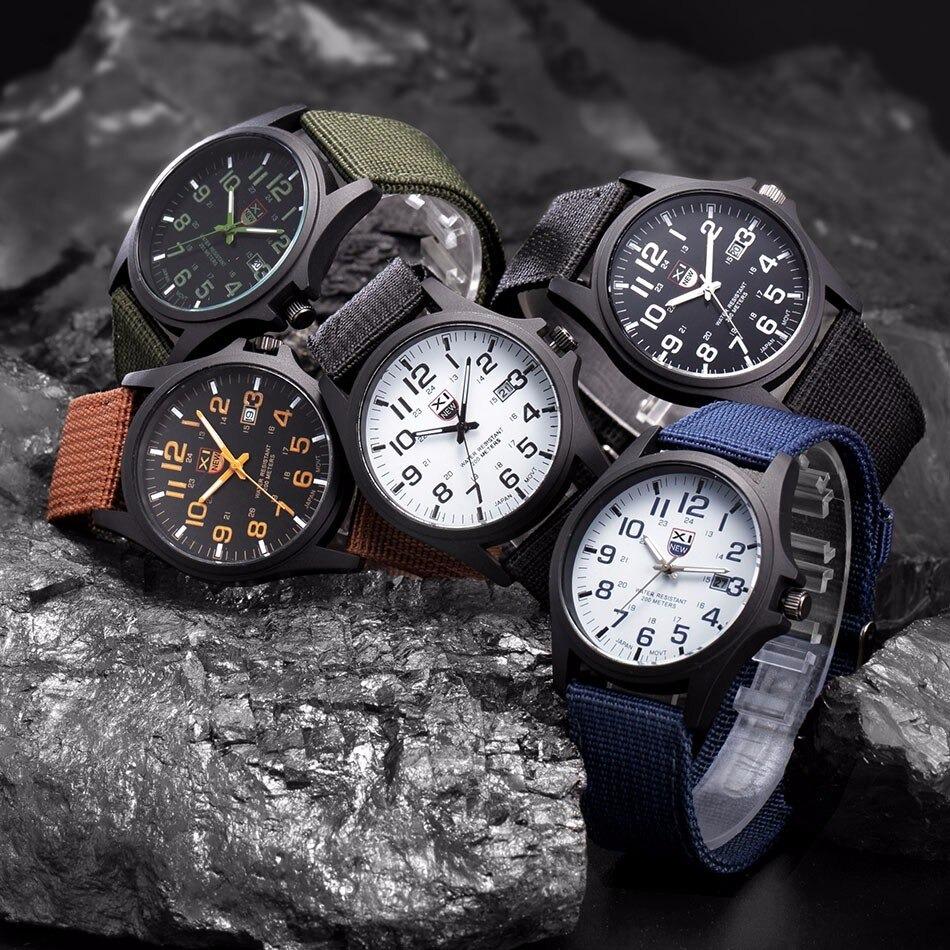 Helvano | Taktische Herrenuhr mit Edelstahlgehäuse