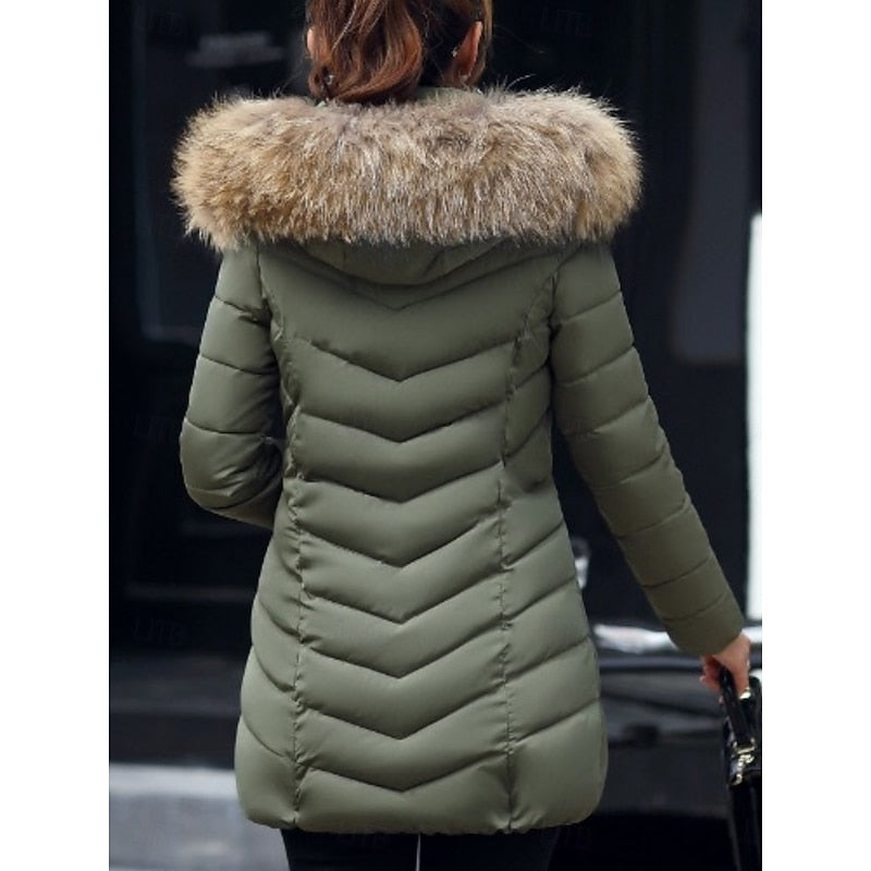 Helvano | Gesteppter Damen-Parka mit Kapuze