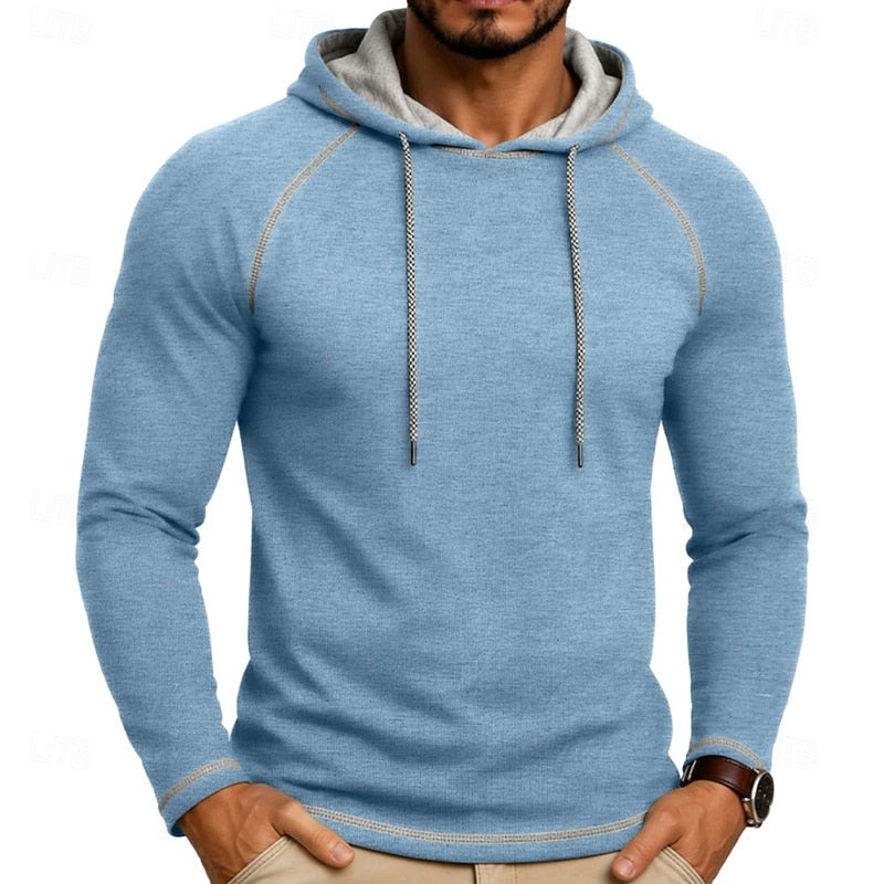 Helvano | Klassischer Kapuzenpullover mit Kordelzug für Herren