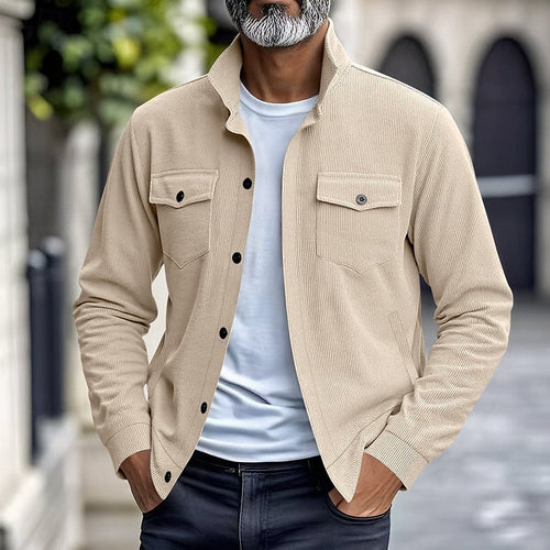 Helvano | Gerippte Utility-Jacke für Herren