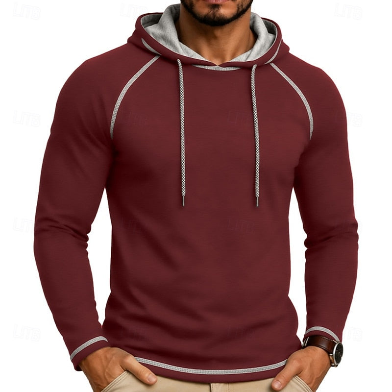 Helvano | Klassischer Kapuzenpullover mit Kordelzug für Herren