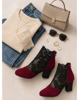 Helvano | Damen-Stiefeletten mit Absatz und Spitze