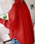 Helvano | Zopfstrick-Pullover mit Stehkragen für Damen