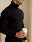 Helvano | Strickpullover mit Stehkragen für Herren