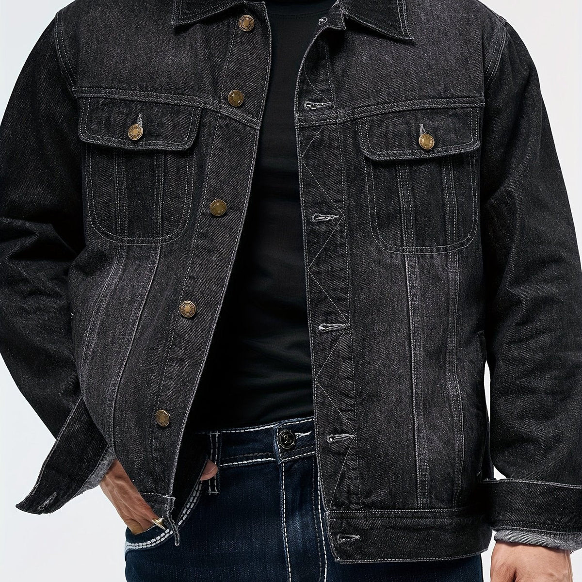 Helvano | Denim-Arbeitsjacke für Herren
