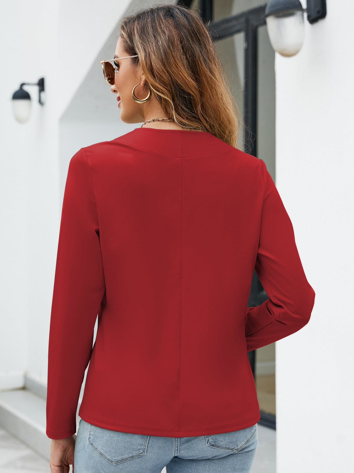 Helvano | Offene taillierte Strickjacke für Damen
