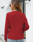 Helvano | Offene taillierte Strickjacke für Damen