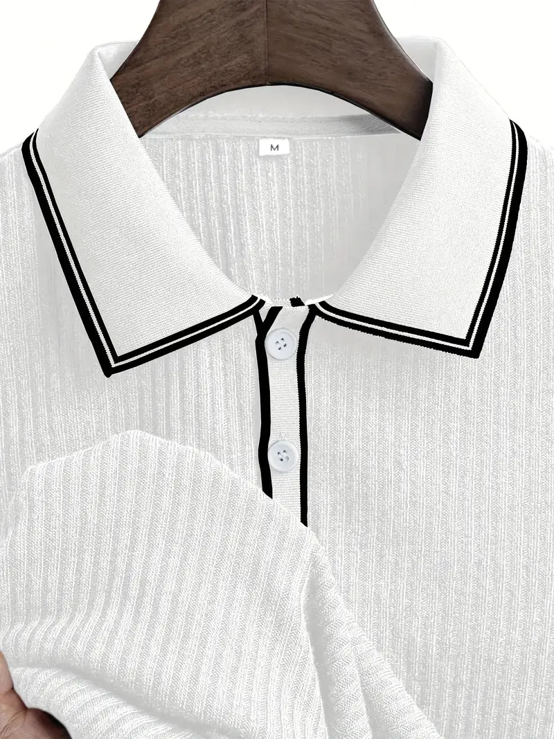 Helvano | Herren T-Shirt mit Struktur