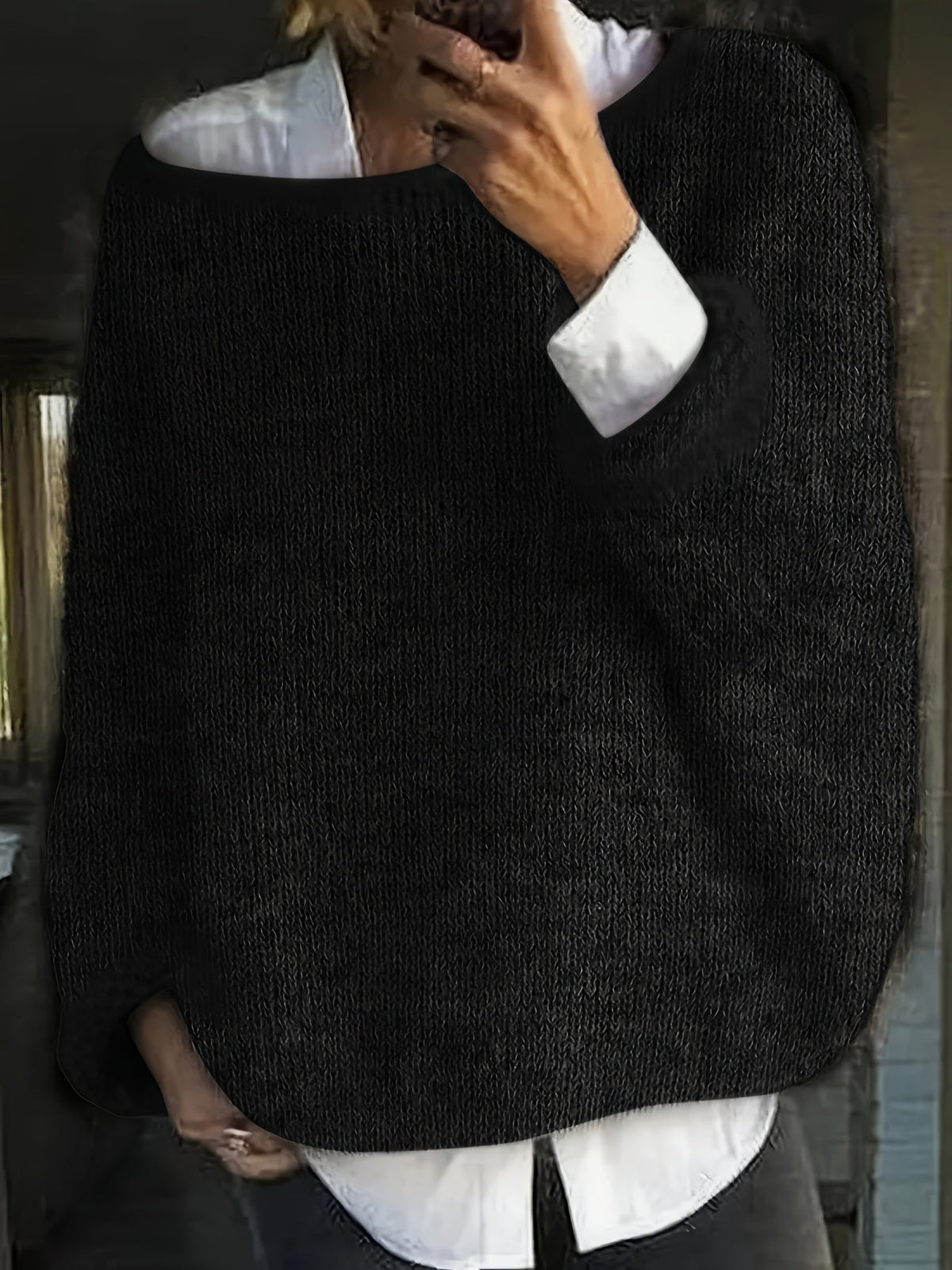 Helvano | Lockerer Strickpullover mit Rundhals für Damen