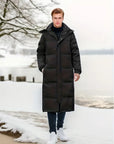 Helvano | Lange gesteppte Winterjacke für Herren