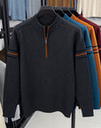 Helvano | Strickpullover mit Half-Zip für Herren