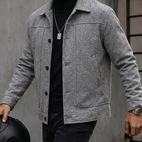 Helvano | Herren Winterjacke für jeden Tag in Grau