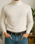 Helvano | Strickpullover mit Stehkragen für Herren