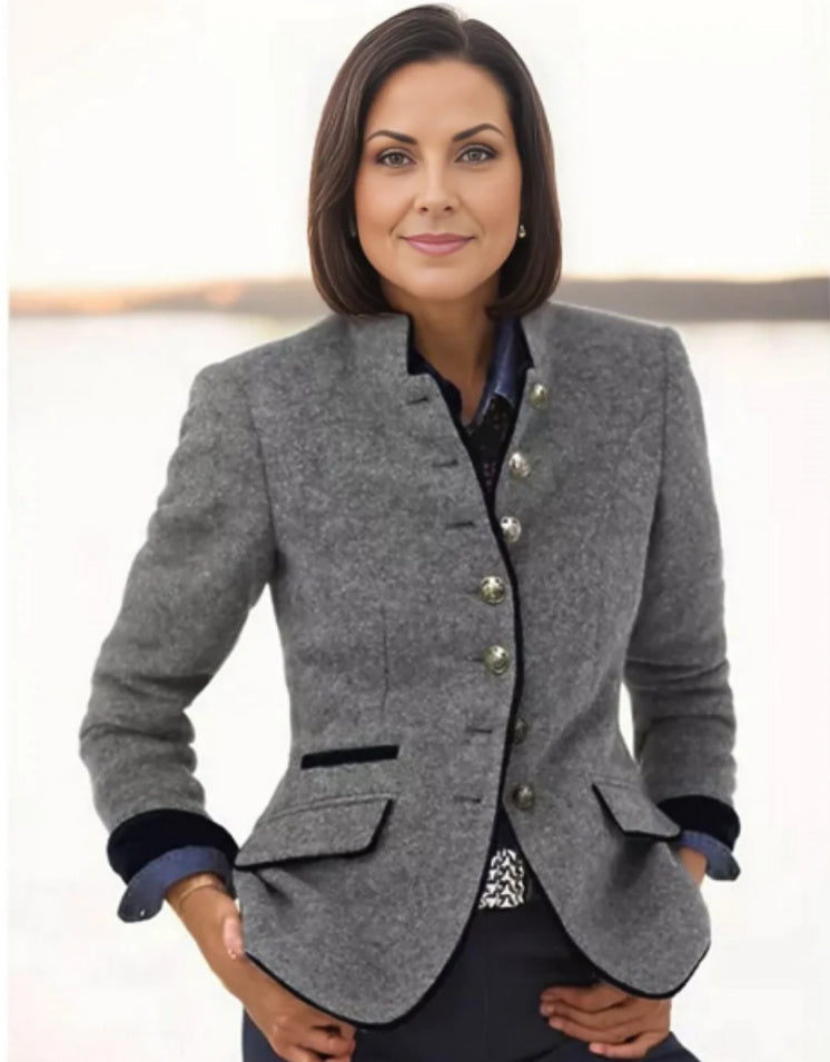 Helvano | Kurzjacke für Damen mit Mehrknopfleiste