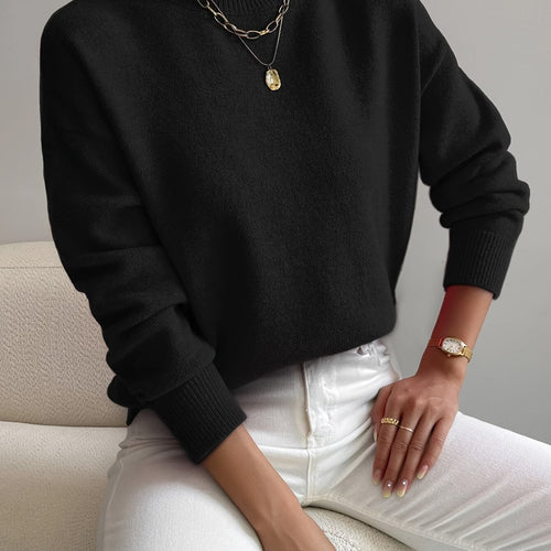 Helvano | Strickpullover mit Stehkragen für Damen