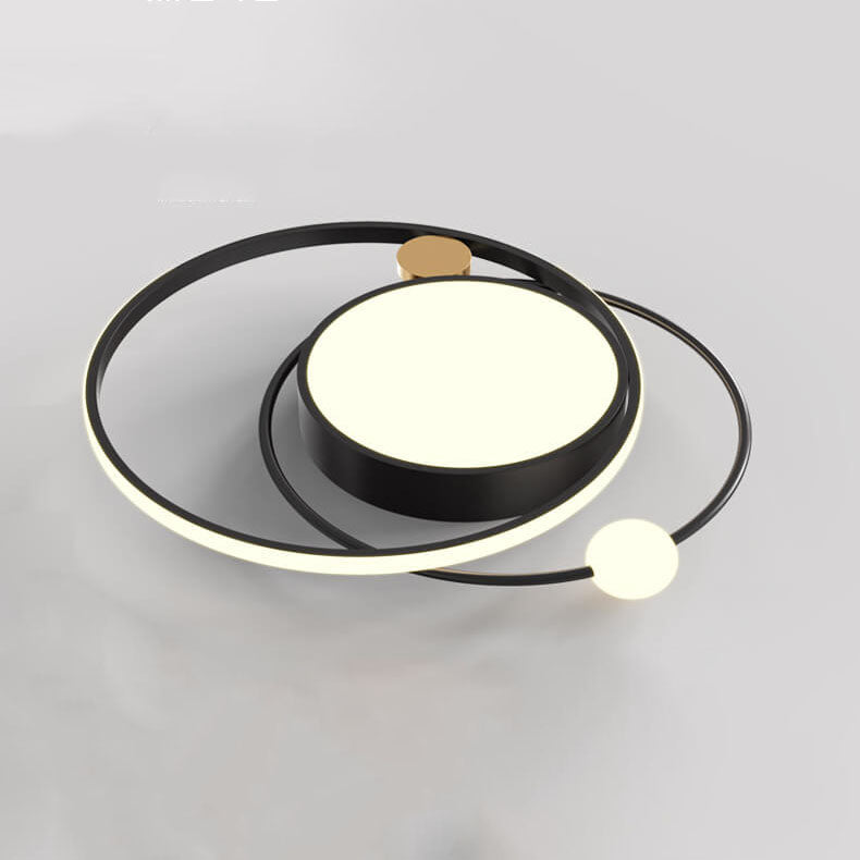 Helvano | Runde LED-Deckenleuchte flach aus Metall
