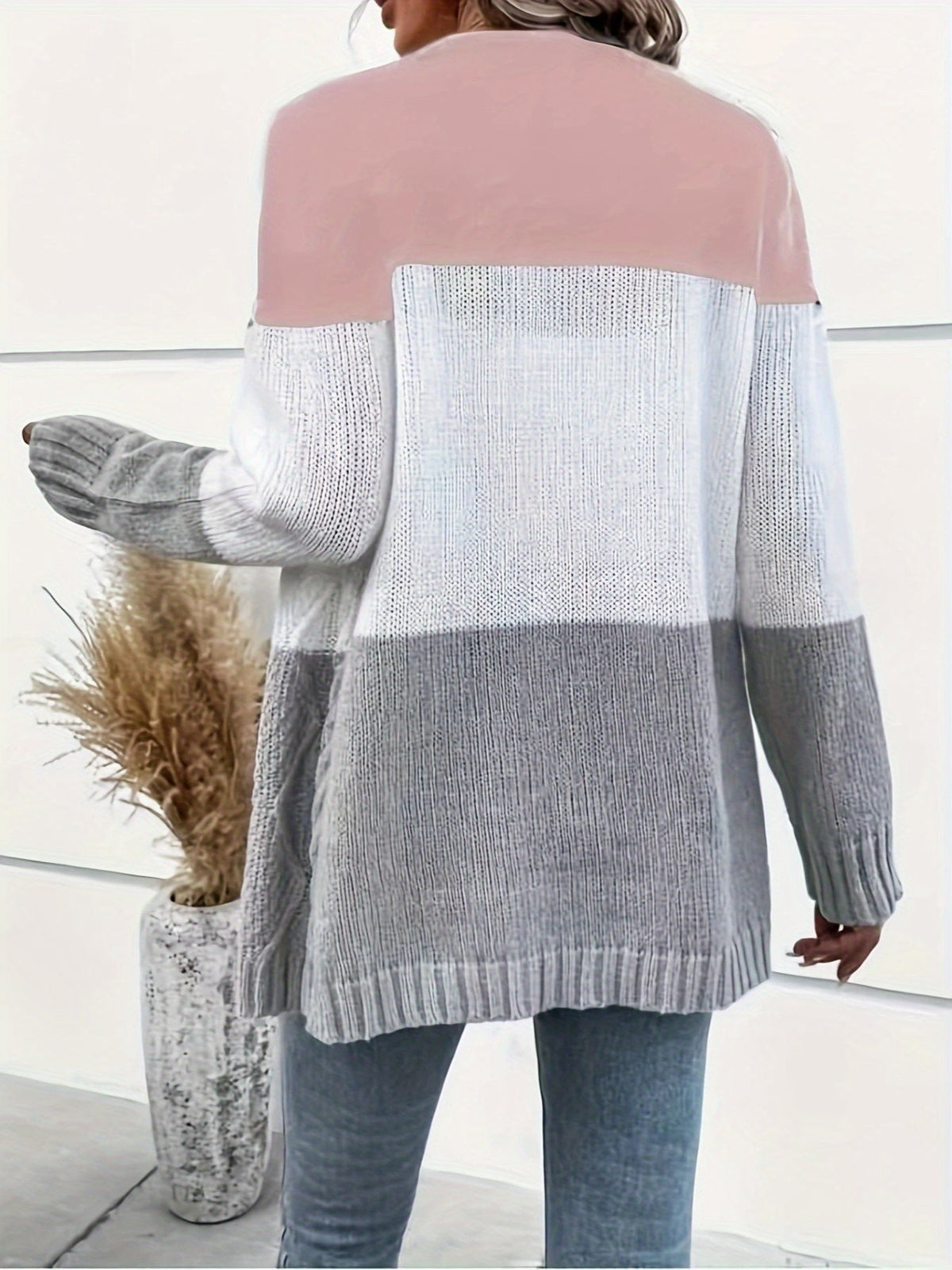 Helvano | Patchwork-Strickjacke für Damen