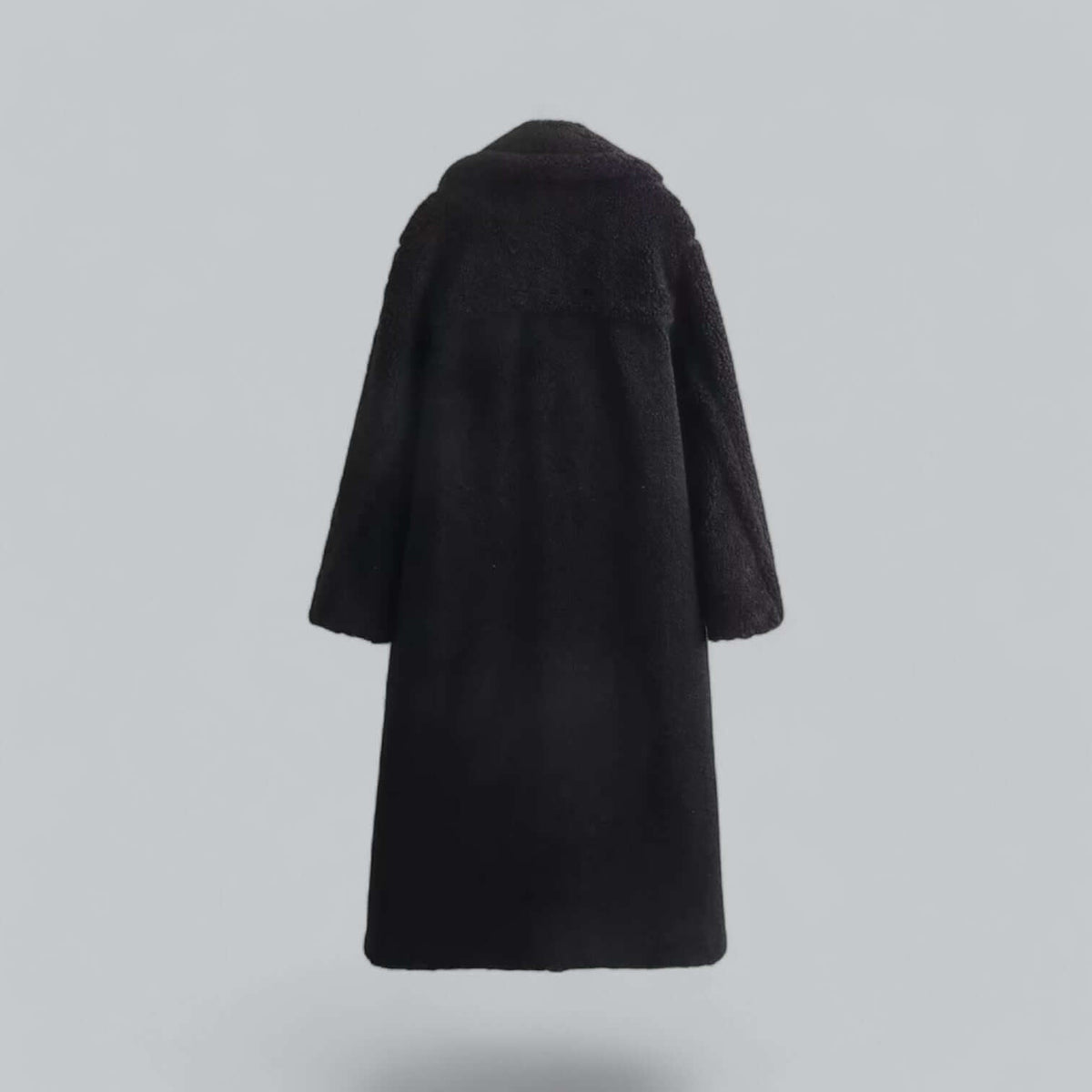 Helvano | Damen Teddy-Kunstfelljacke lang