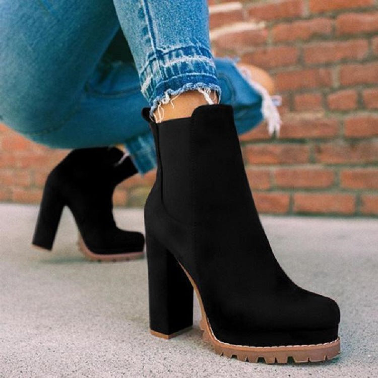 Helvano | Stiefeletten mit runder Kappe für Damen