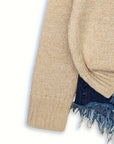 Helvano | Damen Strickpullover mit Katzenmotiv