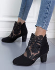 Helvano | Damen-Stiefeletten mit Absatz und Spitze