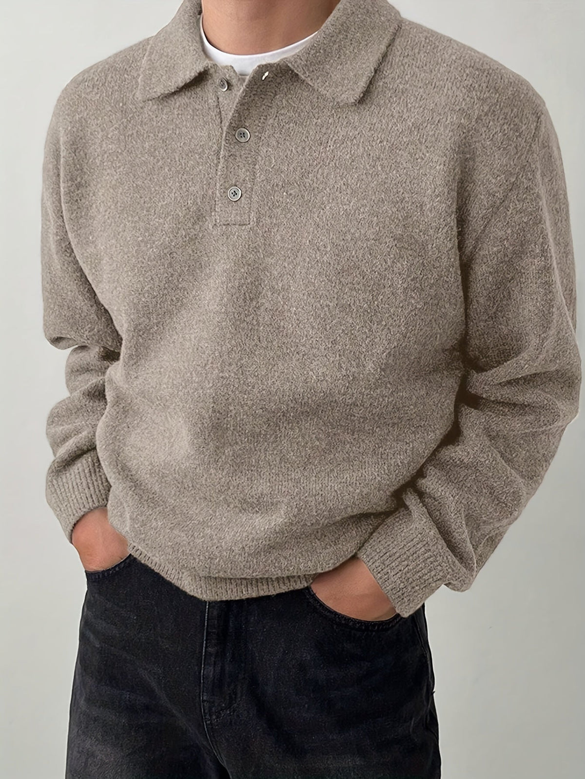 Helvano | Strickpullover mit Polokragen für Herren