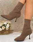 Helvano | Spitze Sock-Stiefeletten für Damen