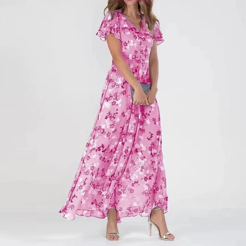 Helvano | Geblümtes Maxikleid für Damen