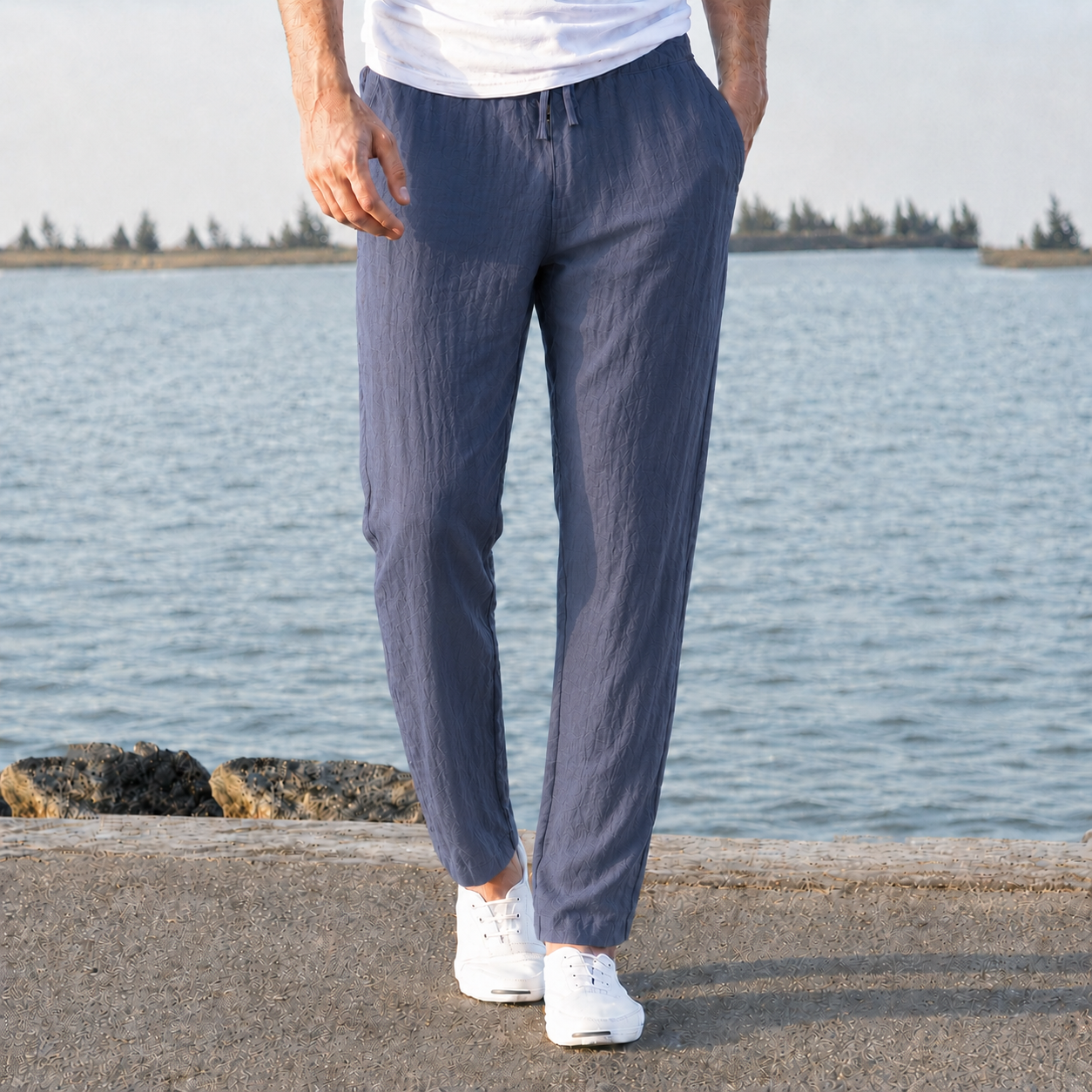 Helvano | Leichte Herrenhose Lässig in Beige