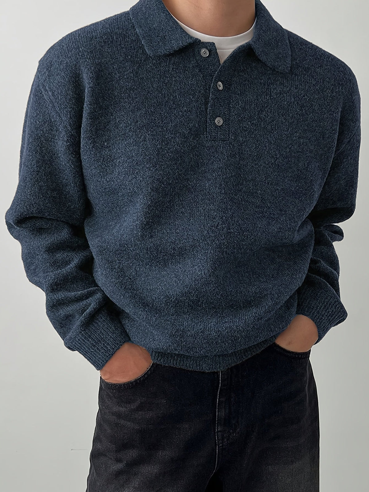 Helvano | Strickpullover mit Polokragen für Herren
