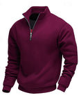 Helvano | Troyer-Sweatshirt mit Viertel-Zip für Herren