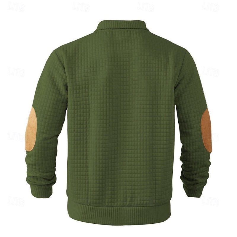 Helvano | Strickpullover mit Stehkragen für Herren
