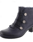 Helvano | Viktorianische Schnür-Stiefeletten für Damen mit Spitze