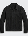 Helvano | Herren Lederjacke mit Taschen und Reissverschluss