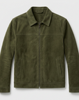 Helvano | Herren Lederjacke mit Taschen und Reissverschluss