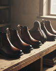 Helvano | Herren Lederstiefel mit Reissverschluss in Braun